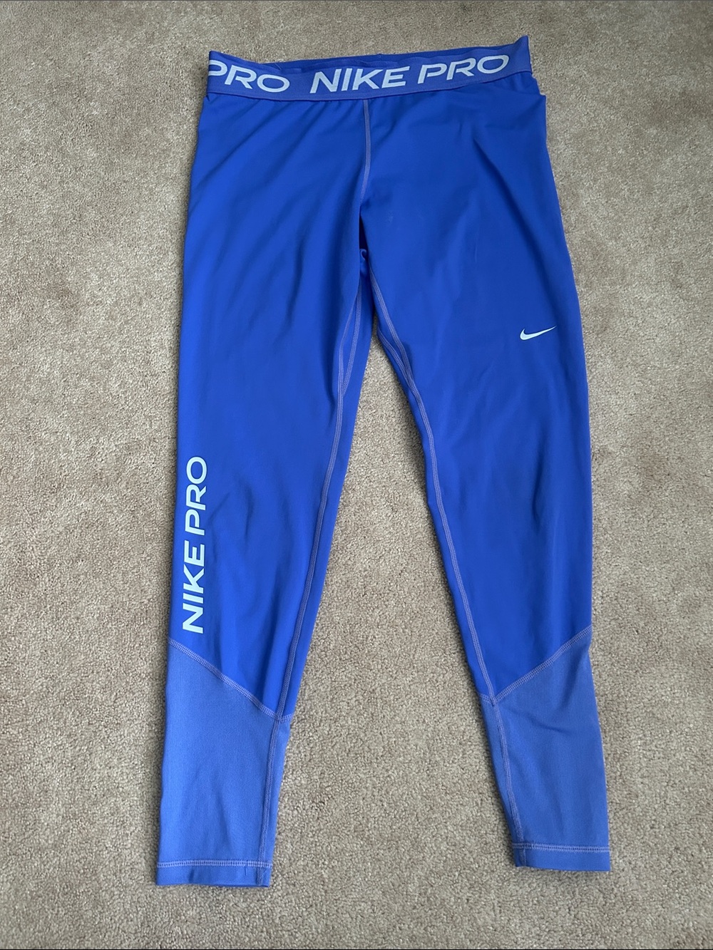 Nike periwinkle blue Training Compression Leggings